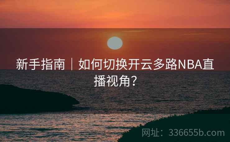 新手指南｜如何切换开云多路NBA直播视角？